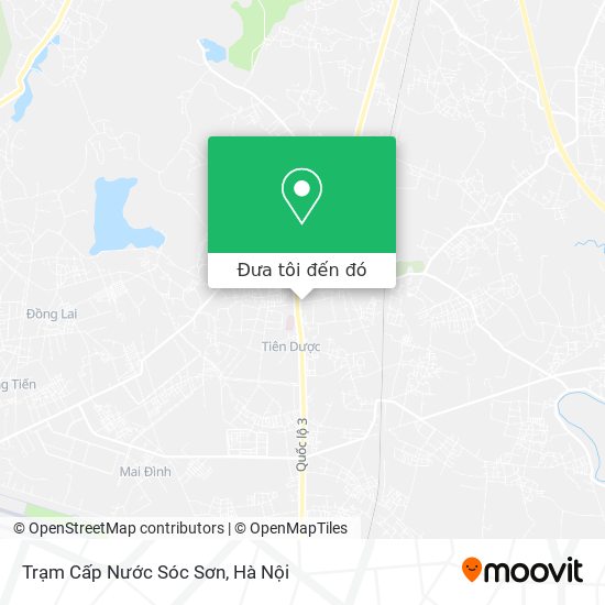 Bản đồ Trạm Cấp Nước Sóc Sơn