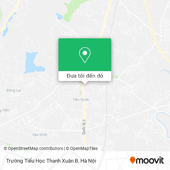 Bản đồ Trường Tiểu Học Thanh Xuân B