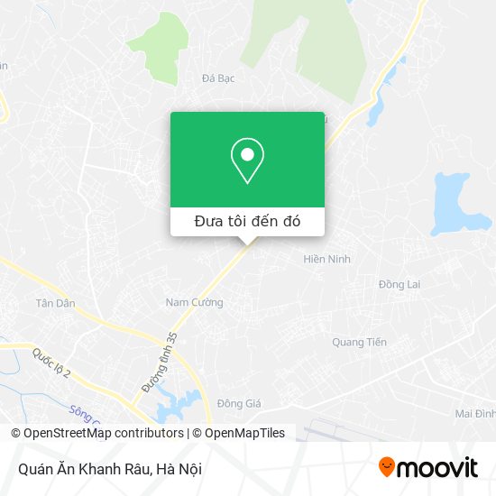 Bản đồ Quán Ăn Khanh Râu