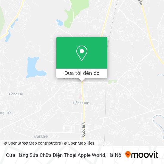 Bản đồ Cửa Hàng Sửa Chữa Điện Thoại Apple World