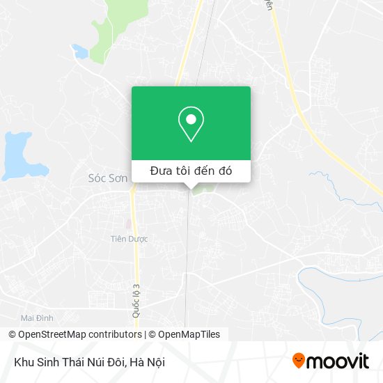 Bản đồ Khu Sinh Thái Núi Đôi