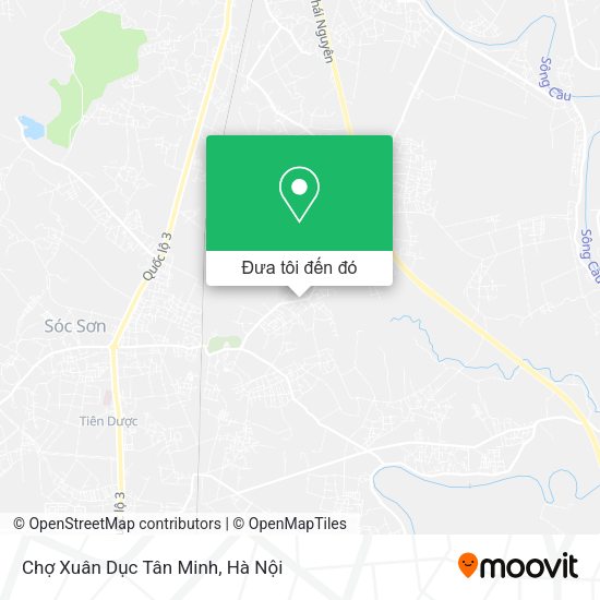 Bản đồ Chợ Xuân Dục Tân Minh