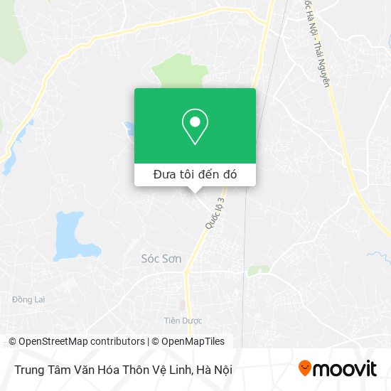 Bản đồ Trung Tâm Văn Hóa Thôn Vệ Linh