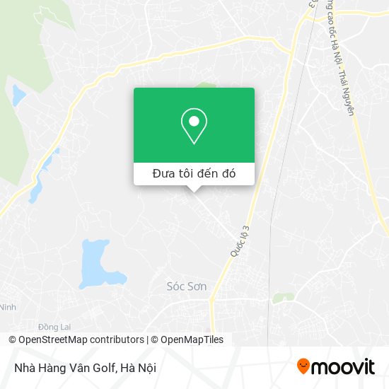 Bản đồ Nhà Hàng Vân Golf