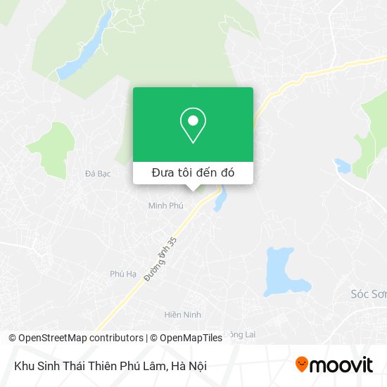 Bản đồ Khu Sinh Thái Thiên Phú Lâm