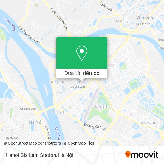Bản đồ Hanoi Gia Lam Station