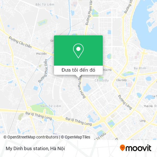 Bản đồ My Dinh bus station