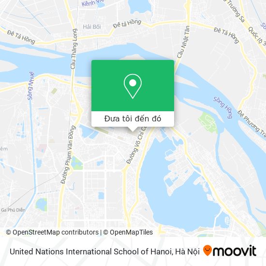 Bản đồ United Nations International School of Hanoi