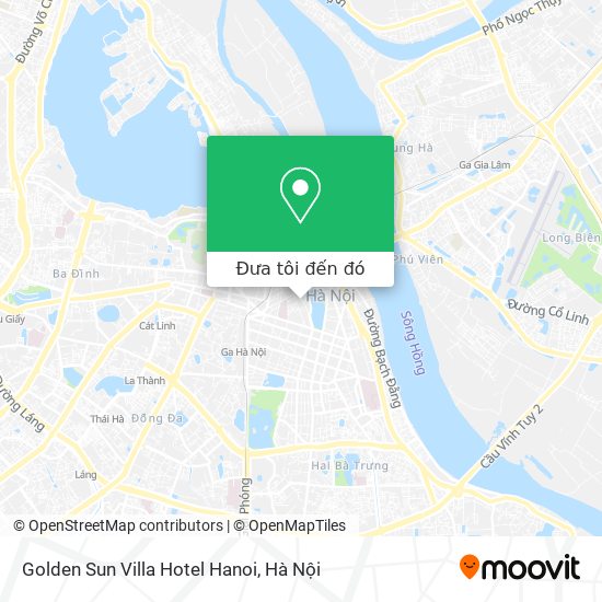 Bản đồ Golden Sun Villa Hotel Hanoi