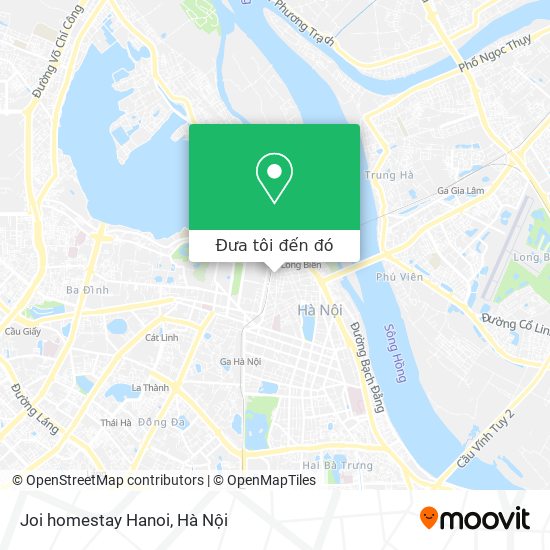 Bản đồ Joi homestay Hanoi