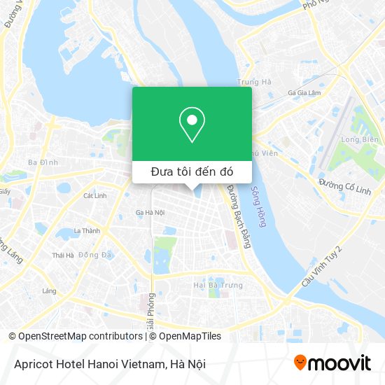 Bản đồ Apricot Hotel Hanoi Vietnam