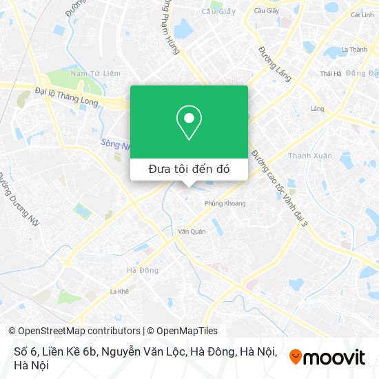 Bản đồ Số 6, Liền Kề 6b, Nguyễn Văn Lộc, Hà Đông, Hà Nội