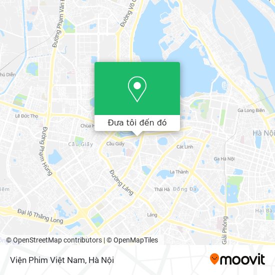 Bản đồ Viện Phim Việt Nam