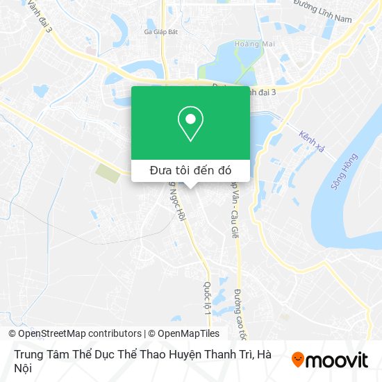 Bản đồ Trung Tâm Thể Dục Thể Thao Huyện Thanh Trì