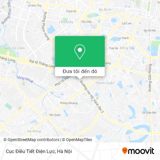 Bản đồ Cục Điều Tiết Điện Lực
