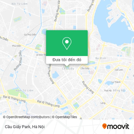 Bản đồ Cầu Giấy Park