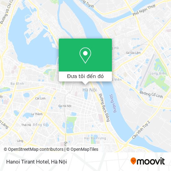 Bản đồ Hanoi Tirant Hotel