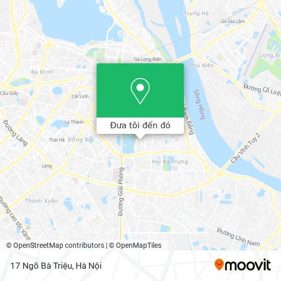 Bản đồ 17 Ngõ Bà Triệu