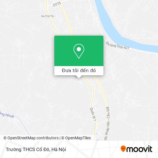 Bản đồ Trường THCS Cổ Đô