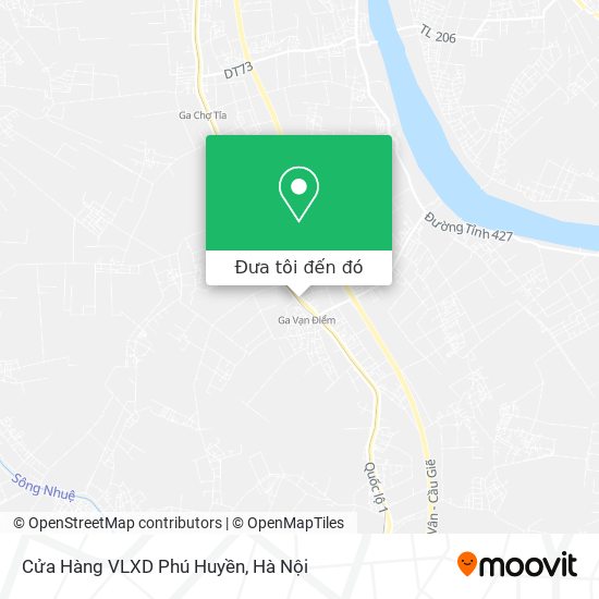 Bản đồ Cửa Hàng VLXD Phú Huyền