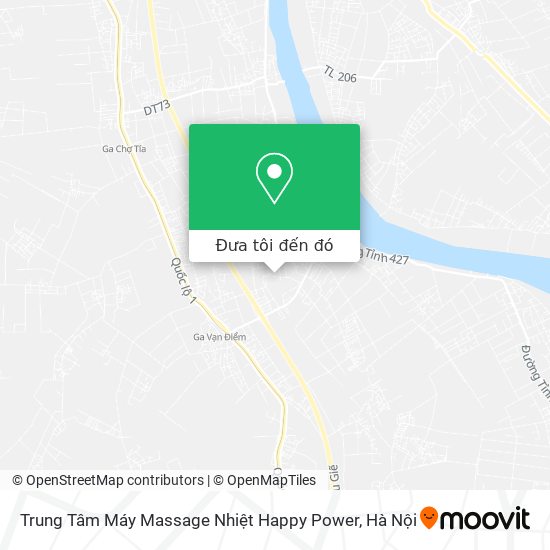 Bản đồ Trung Tâm Máy Massage Nhiệt Happy Power