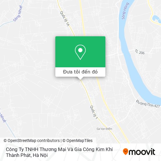 Bản đồ Công Ty TNHH Thương Mại Và Gia Công Kim Khí Thành Phát