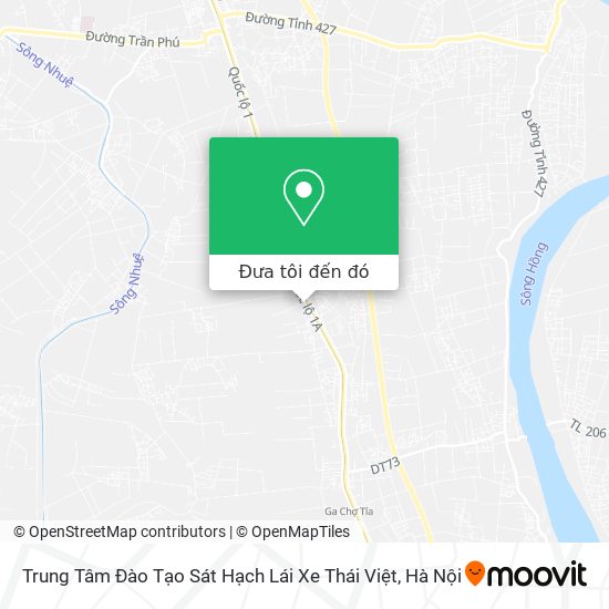 Bản đồ Trung Tâm Đào Tạo Sát Hạch Lái Xe Thái Việt