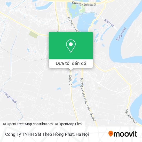 Bản đồ Công Ty TNHH Sắt Thép Hồng Phát