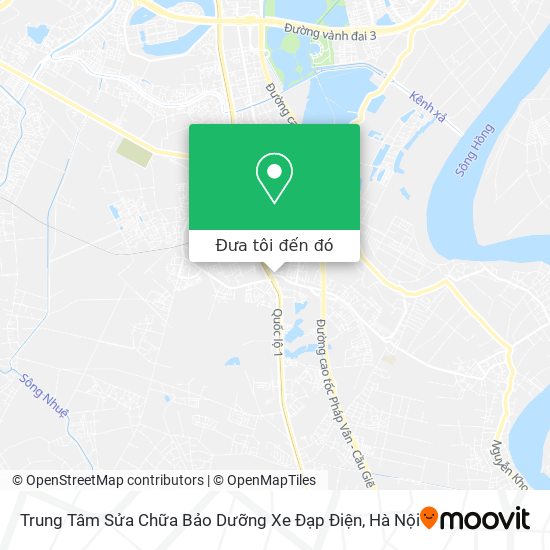 Bản đồ Trung Tâm Sửa Chữa Bảo Dưỡng Xe Đạp Điện