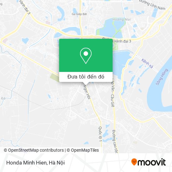 Bản đồ Honda Minh Hien