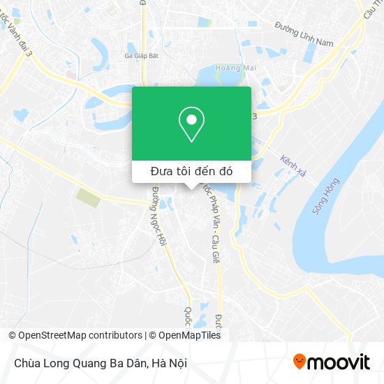 Bản đồ Chùa Long Quang Ba Dân