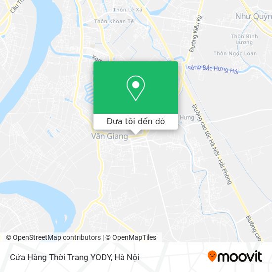 Bản đồ Cửa Hàng Thời Trang YODY