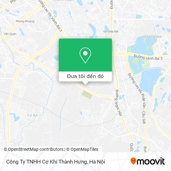 Bản đồ Công Ty TNHH Cơ Khí Thành Hưng
