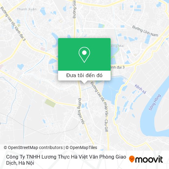 Bản đồ Công Ty TNHH Lương Thực Hà Việt Văn Phòng Giao Dịch
