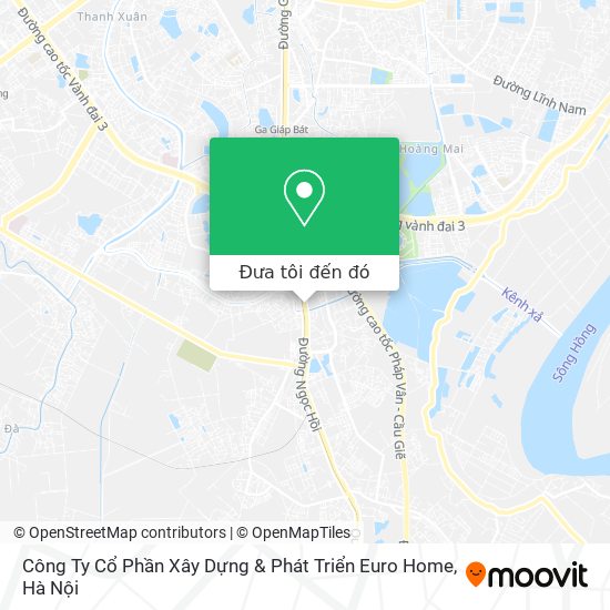 Bản đồ Công Ty Cổ Phần Xây Dựng & Phát Triển Euro Home