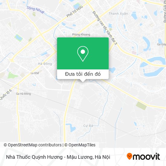 Bản đồ Nhà Thuốc Quỳnh Hương - Mậu Lương