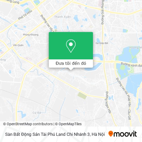 Bản đồ Sàn Bất Động Sản Tài Phú Land Chi Nhánh 3