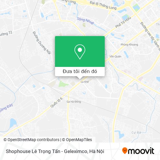 Bản đồ Shophouse Lê Trọng Tấn - Geleximco