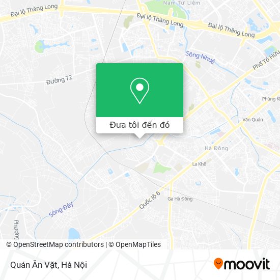 Bản đồ Quán Ăn Vặt