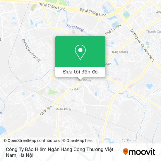 Bản đồ Công Ty Bảo Hiểm Ngân Hàng Công Thương Việt Nam
