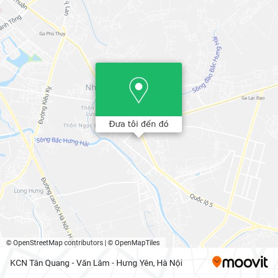 Bản đồ KCN Tân Quang - Văn Lâm - Hưng Yên