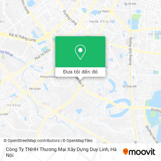 Bản đồ Công Ty TNHH Thương Mại Xây Dựng Duy Linh