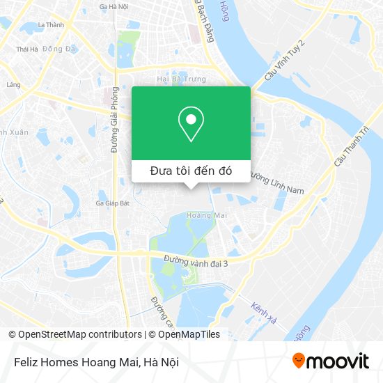 Bản đồ Feliz Homes Hoang Mai