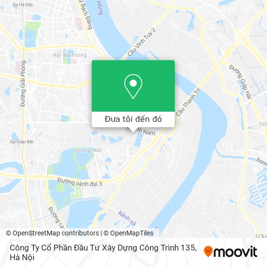 Bản đồ Công Ty Cổ Phần Đầu Tư Xây Dựng Công Trình 135