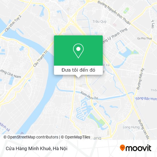Bản đồ Cửa Hàng Minh Khuê