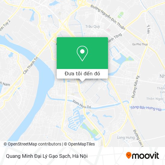 Bản đồ Quang Minh Đại Lý Gạo Sạch