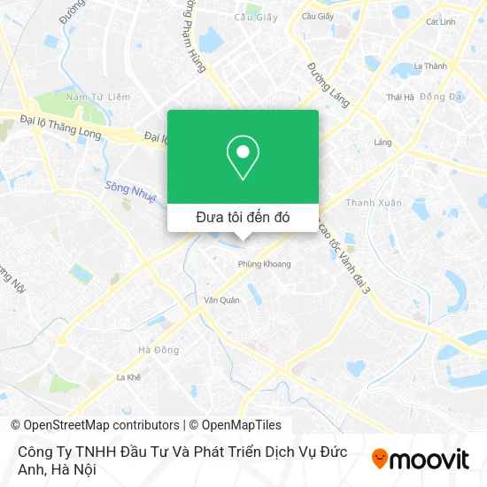 Bản đồ Công Ty TNHH Đầu Tư Và Phát Triển Dịch Vụ Đức Anh