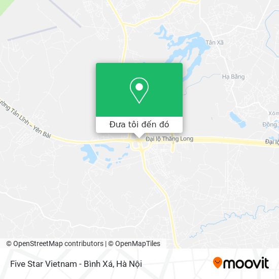 Bản đồ Five Star Vietnam - Bình Xá
