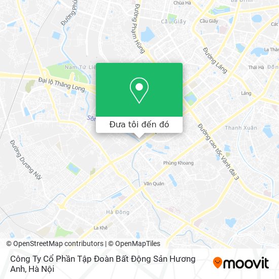 Bản đồ Công Ty Cổ Phần Tập Đoàn Bất Động Sản Hương Anh