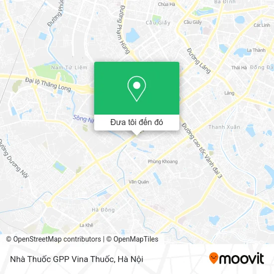 Bản đồ Nhà Thuốc GPP Vina Thuốc